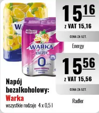 Eurocash Napój bezalkoholowy: Warka 4 x 0,5 l oferta