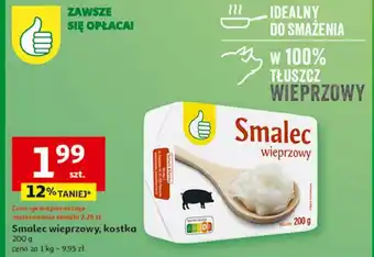 Auchan Smalec wieprzowy, kostka 200 g oferta