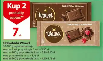 Auchan Czekolada Wawel 90-100 g oferta