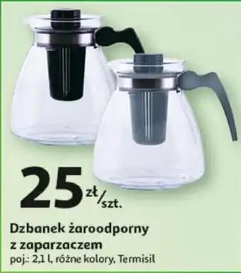 Auchan Dzbanek żaroodporny z zaparzaczem oferta