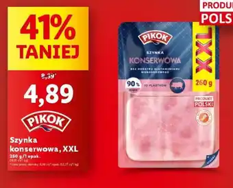 Lidl Szynka konserwowa, XXL 260 g oferta