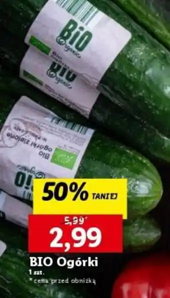 Lidl Ogórki 1 szt. oferta