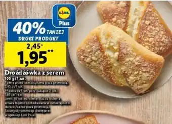 Lidl Drożdżówka z serem 100 g oferta