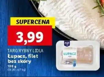 Lidl Łupacz, filet bez skóry 100 g oferta