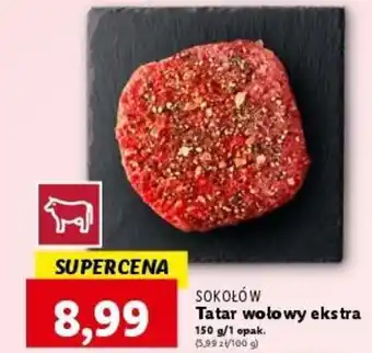 Lidl Tatar wołowy ekstra 150 g oferta