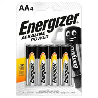 Netto Energizer Alkaline Power AA-LR6 1,5 V Baterie alkaliczne 4 sztuki oferta