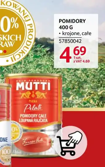 Selgros Pomidory krojone Mutti oferta