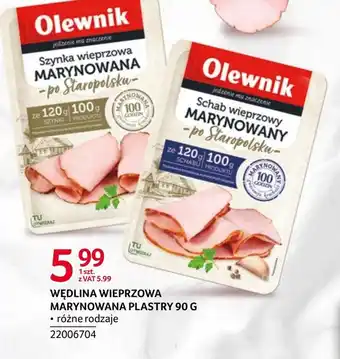 Selgros Wędlina wieprzowa Olewnik oferta