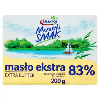Selgros Mlekpol Mazurski Smak Masło ekstra 200 g oferta