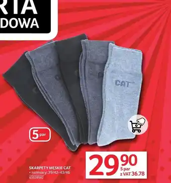 Selgros Skarpety męskie Cat oferta
