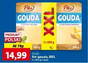 Lidl Ser gouda, XXL 2 x 500 g/1 opak. oferta