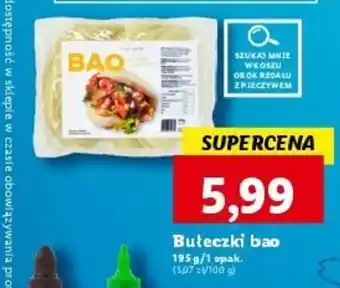 Lidl Bułeczki bao 195 g oferta