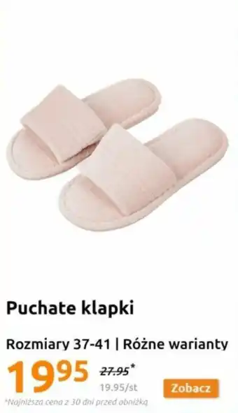Action Puchate klapki oferta