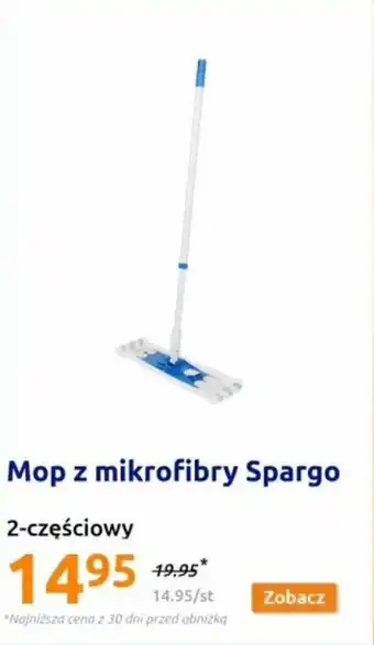 Action Mop z mikrofibry Spargo 2-częściowy oferta