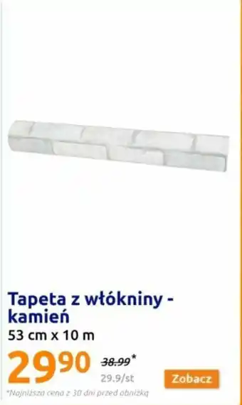 Tapeta z włókniny - kamień