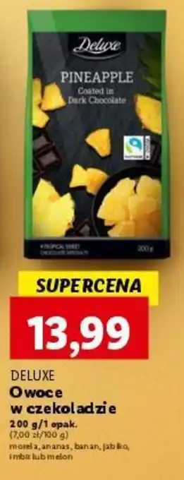 Lidl Owoce w czekoladzie 200 g oferta