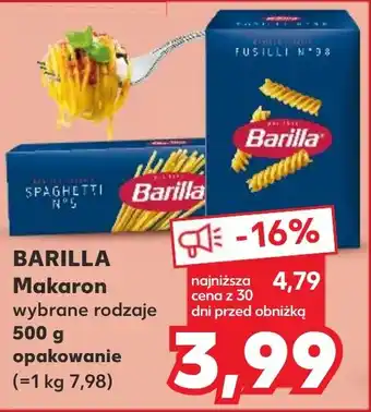 Kaufland BARILLA Makaron 500 g oferta