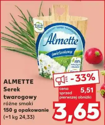 Kaufland ALMETTE Serek twarogowy 150 g oferta