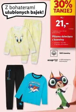 Lidl Piżama dziecięca oferta