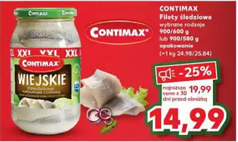 Kaufland CONTIMAX Filety śledziowe 900/600 g oferta