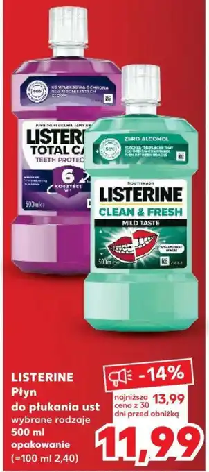 Kaufland LISTERINE Płyn do płukania ust 500 ml oferta