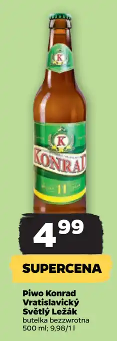 Netto Piwo Konrad Vratislavický Světlý Ležák oferta