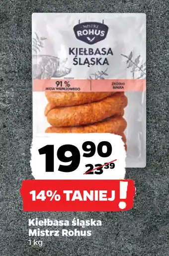 Netto Kiełbasa śląska Mistrz Rohus oferta