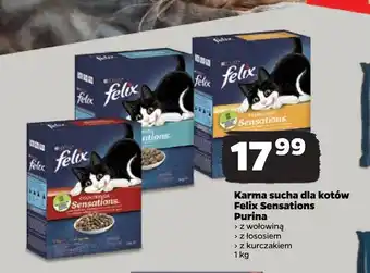 Netto Karma sucha dla kotów Felix Sensations Purina oferta