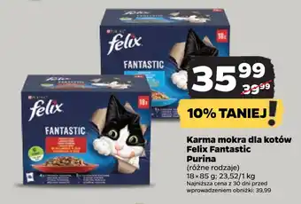 Netto Karma mokra dla kotów Felix Fantastic Purina oferta