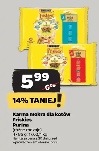 Netto Karma mokra dla kotów Friskies Purina oferta