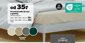 Netto Prześcieradło jersey z gumką oferta