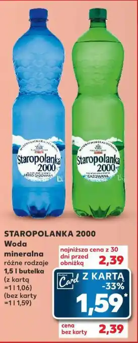 STAROPOLANKA 2000 Woda mineralna 1,5 l