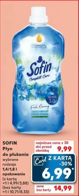 Kaufland SOFIN Płyn do płukania 1,4/1,8 l oferta