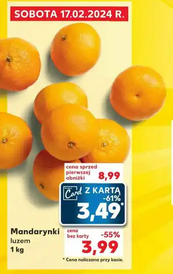 Kaufland Mandarynki 1 kg oferta