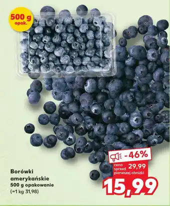 Kaufland Borówki amerykańskie 500 g oferta