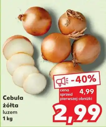 Kaufland Cebula żółta 1 kg oferta