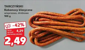 Kaufland TARCZYŃSKI Kabanosy klasyczne 100 g oferta