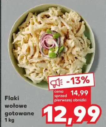 Kaufland Flaki wołowe gotowane 1 kg oferta