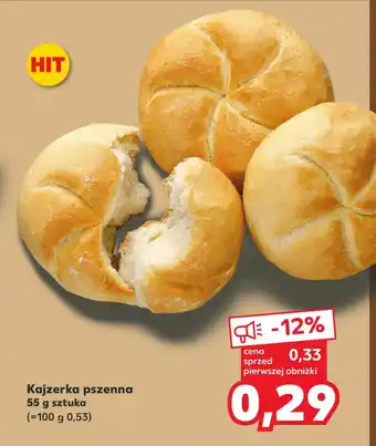 Kaufland Kajzerka pszenna 55 g oferta