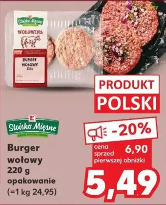 Kaufland Burger wołowy 220 g oferta