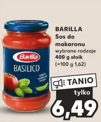 Kaufland BARILLA Sos do makaronu 400g oferta