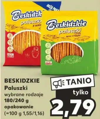 Kaufland BESKIDZKIE Paluszki 180/240 g oferta