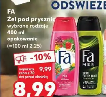 Kaufland FA Żel pod prysznic 400 ml oferta