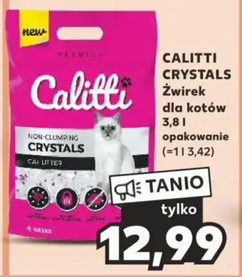 Kaufland CALITTI CRYSTALS Żwirek dla kotów 3,8l oferta