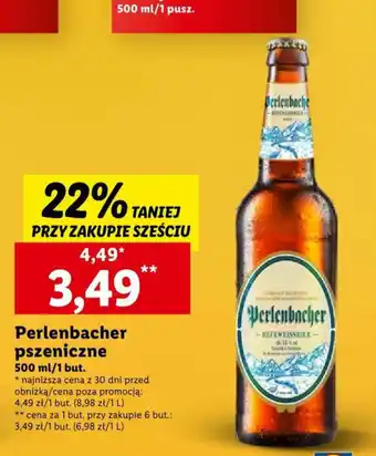Lidl Perlenbacher pszeniczne 500ml oferta