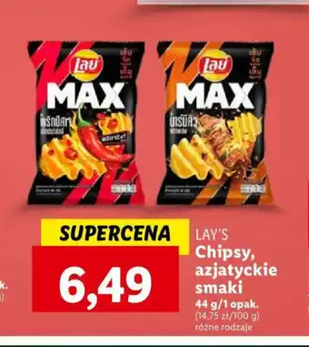 Lidl Lay's Chipsy azjatyckie smaki 44g oferta
