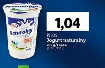 Lidl PILOS Jogurt naturalny 200 g oferta