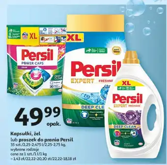 Auchan Kapsułki, żel lub proszek do prania Presil 25szt. oferta