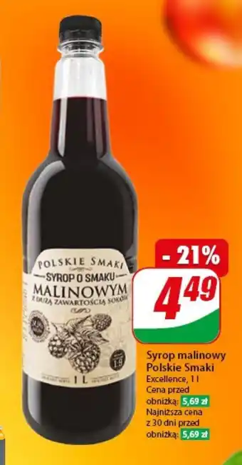 Dino Syrop malinowy Polskie Smaki 1 l oferta