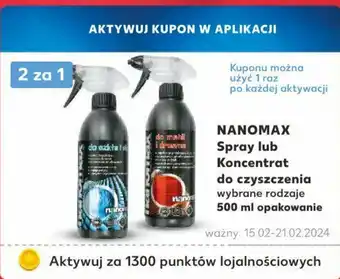 Kaufland NANOMAX Spray lub Koncentrat do czyszczenia 500 ml oferta